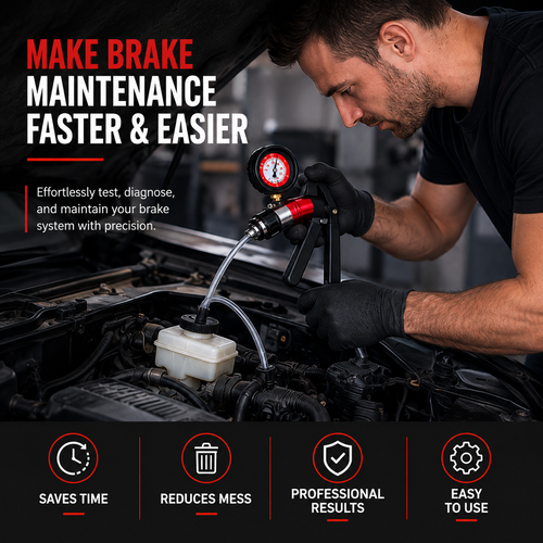 23-Piece Professional Brake Bleeder Kit