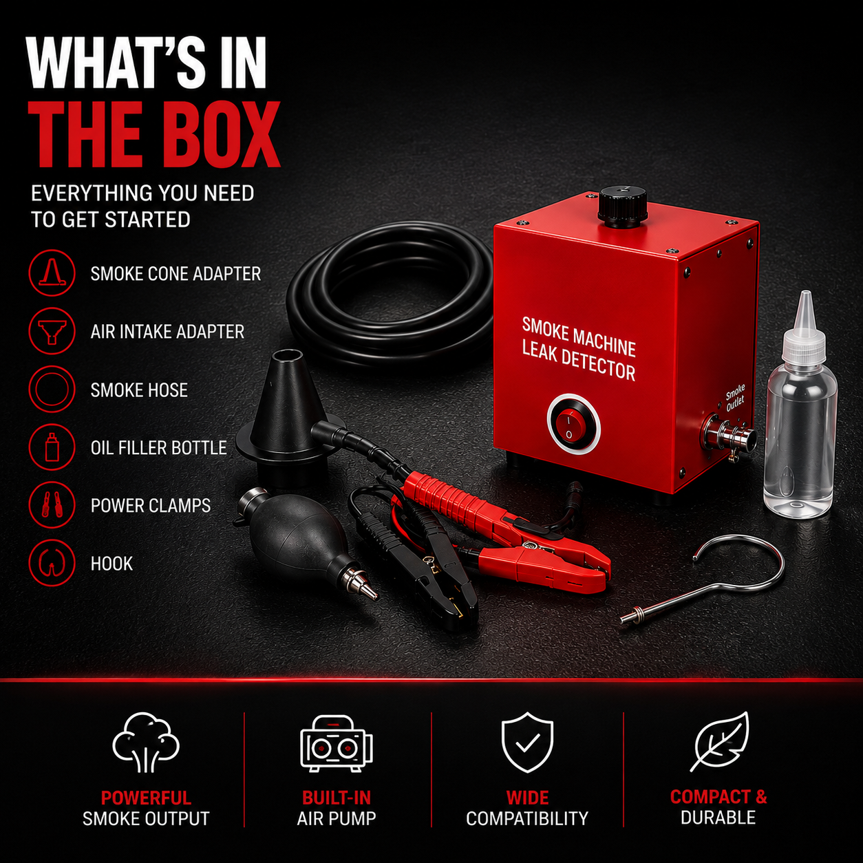 Automotive Smoke Leak Detector