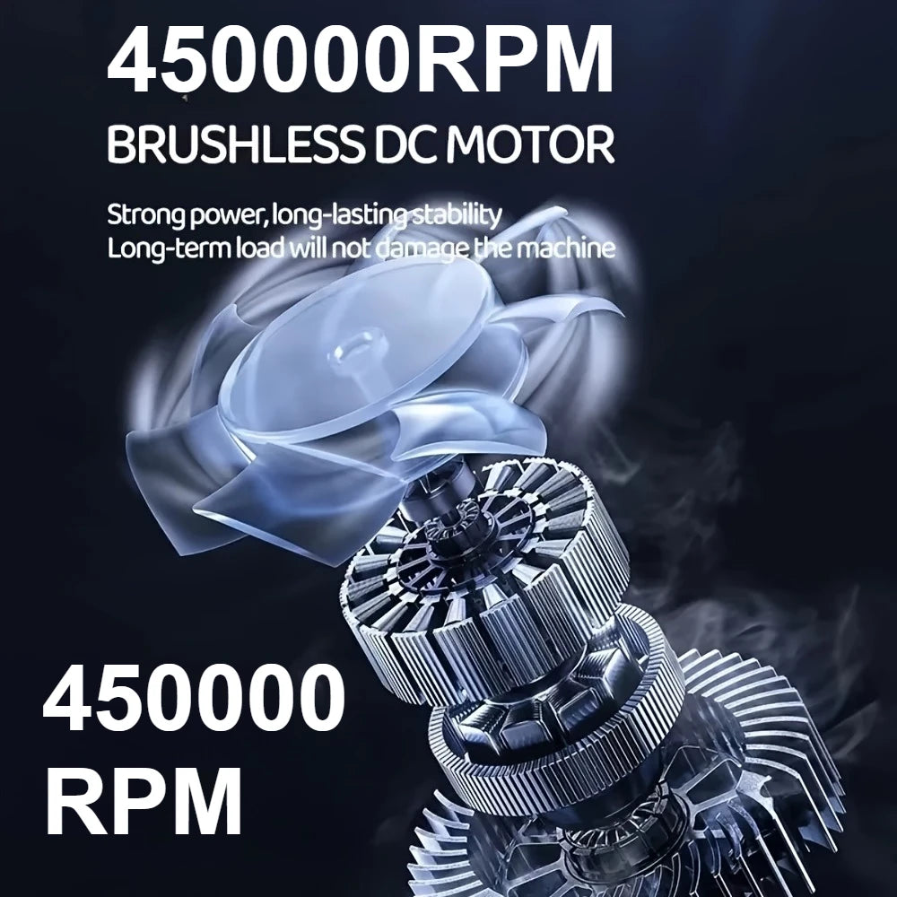 X6 cordless air blower for car detailing, home and electronics cleaning